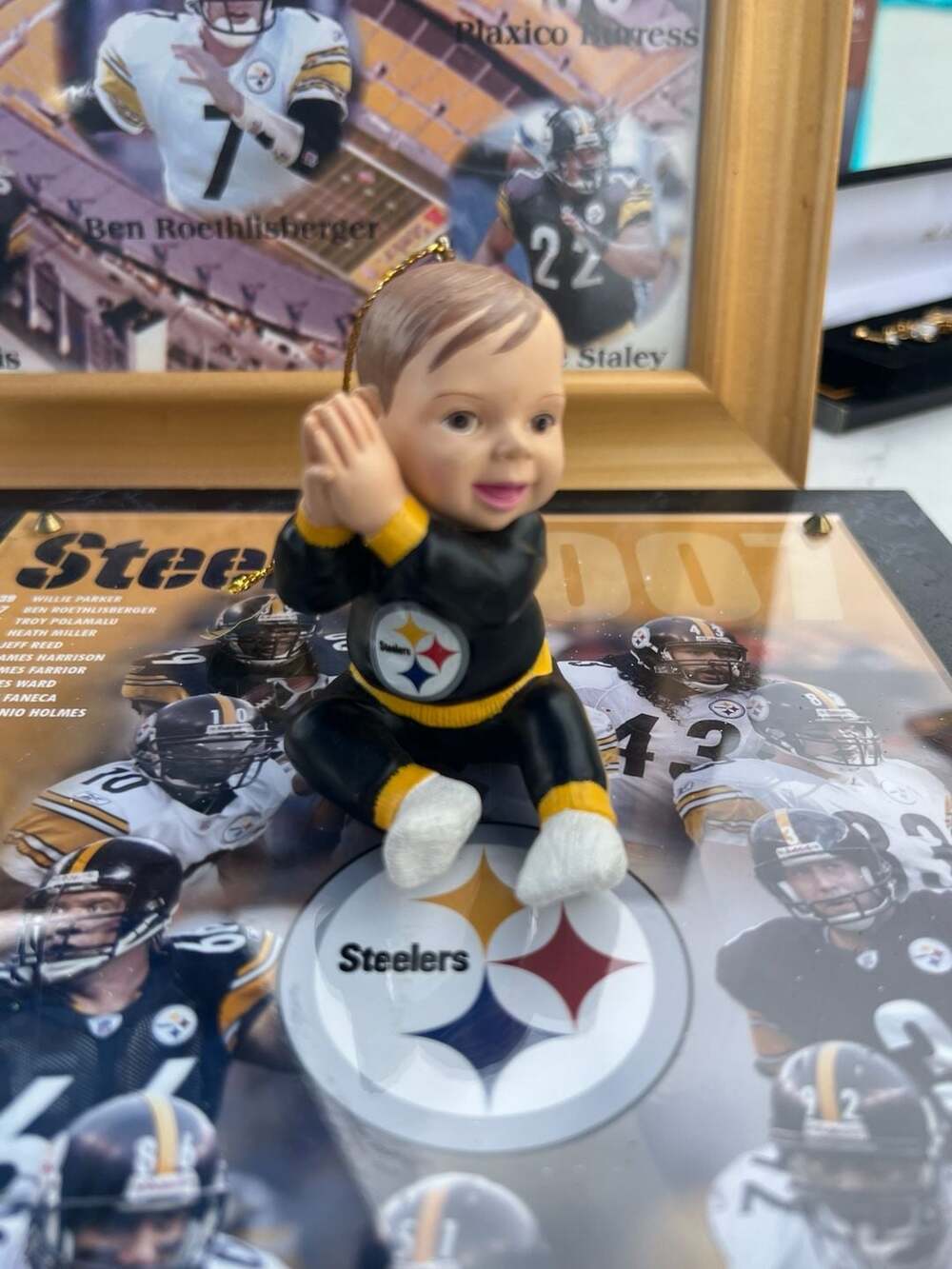 NFL Pittsburgh Steelers Born To Be A Steelers Fan Ornament Hail Mary